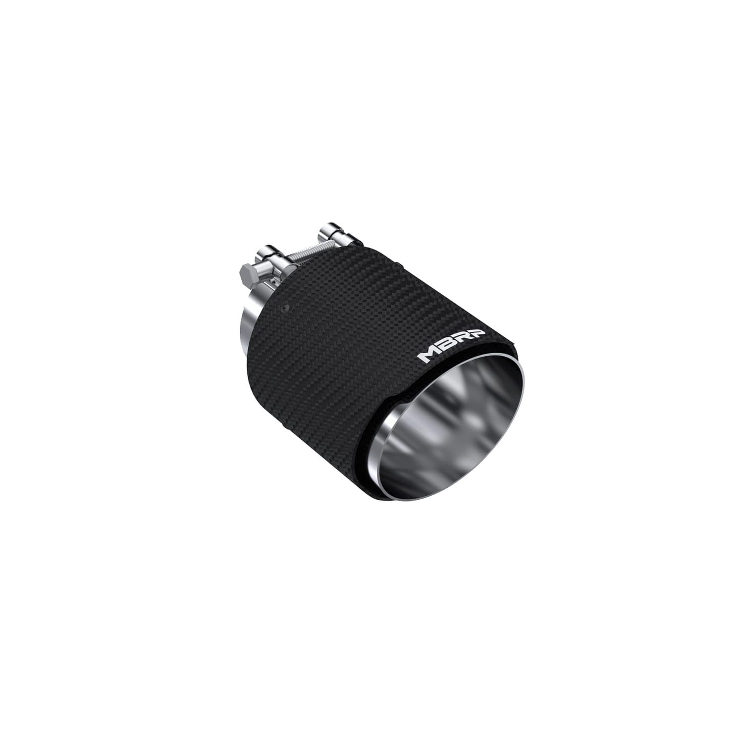 Version 1.0.0 MBRP Universal Carbon Fiber Dual Wall Tip 4.5in OD/3in Inlet/6.13in L - Image 1