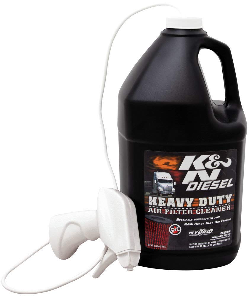 Version 1.0.0 K&N Heavy Duty Air Filter Cleaner and Degreaser: Power Kleen; 1 Gallon; Restore Engine Air Filter Performance, 99-0638 - Image 1